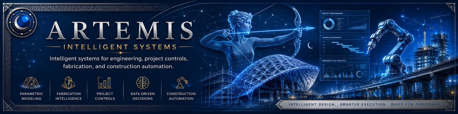 Wide Artemis brand banner